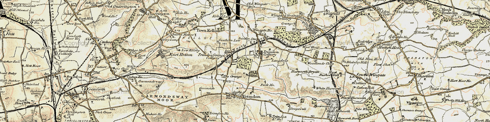 Old map of Trimdon Grange in 1901-1904