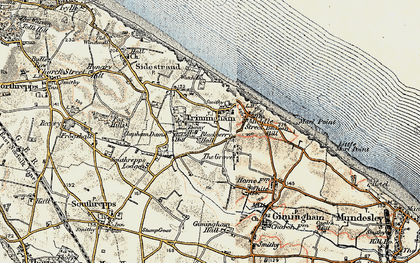 Old map of Trimingham in 1901-1902
