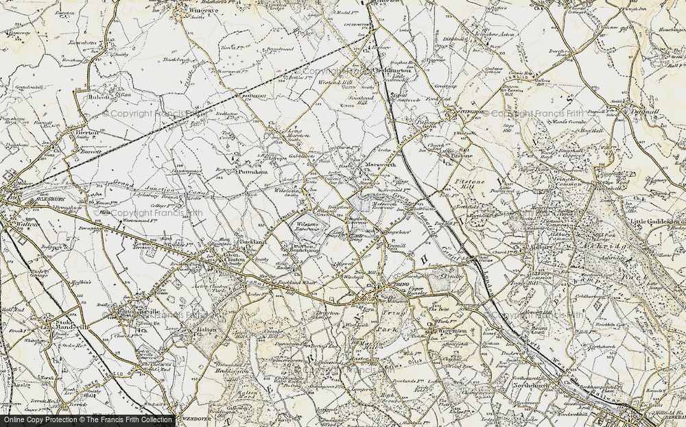 Old Map of Tringford, 1898 in 1898