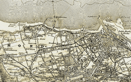 Old map of Trinity in 1903-1906