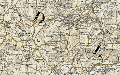 Old map of Trofarth in 1902-1903