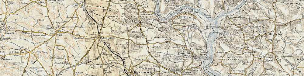 Old map of Trooper's Inn in 1901-1912