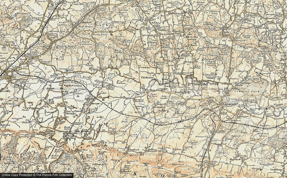 Old Map of Trotton, 1897-1900 in 1897-1900