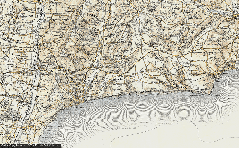Old Map of Trow, 1899 in 1899