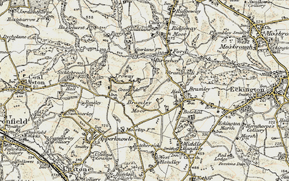 Old map of Troway in 1902-1903