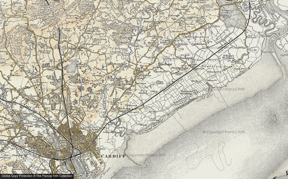 Old Map of Trowbridge, 1899-1900 in 1899-1900