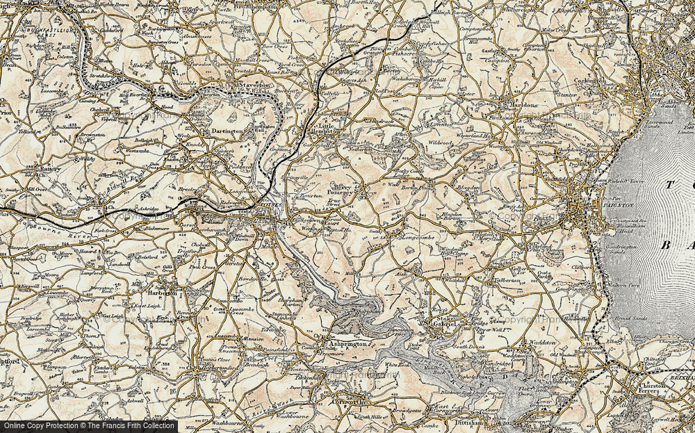 Old Map of True Street, 1899 in 1899