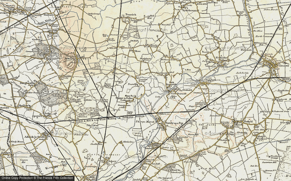 Old Map of Trumfleet, 1903 in 1903