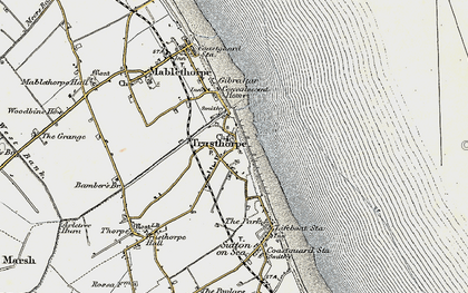 Old map of Trusthorpe in 1902-1903