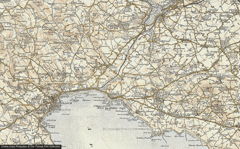 Old Map of Truthwall, 1900 in 1900