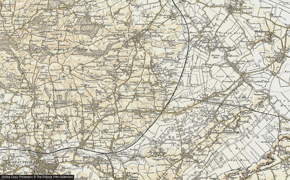 Old Map of Tuckerton, 1898-1900 in 1898-1900