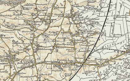 Old map of Tuckerton in 1898-1900