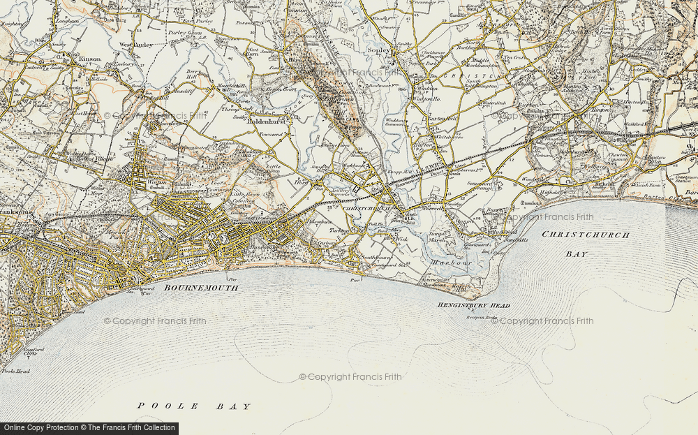 Old Map of Tuckton, 1899-1909 in 1899-1909