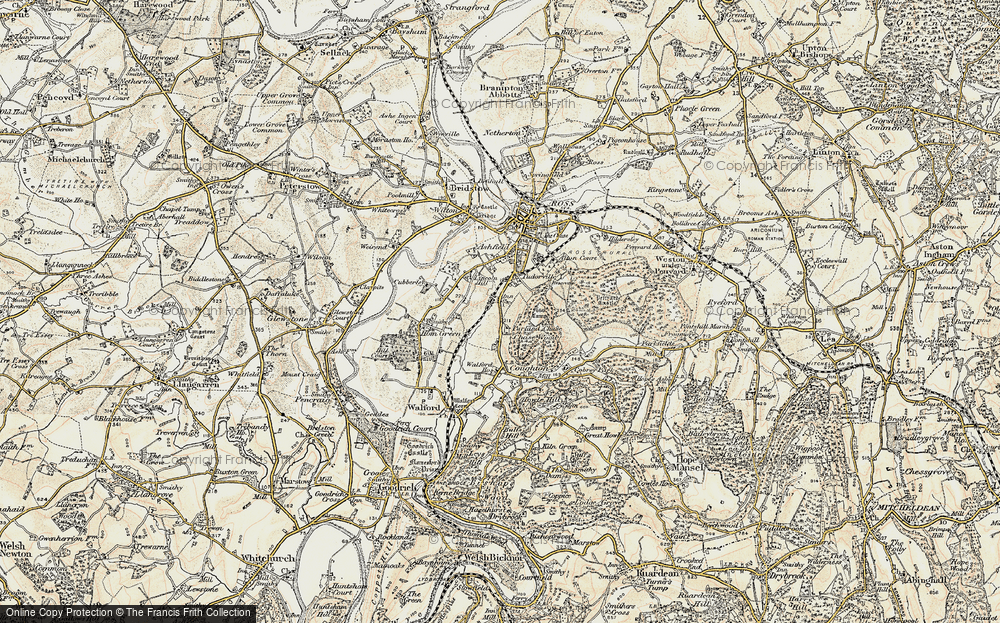 Old Map of Tudorville, 1899-1900 in 1899-1900
