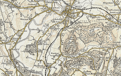 Old map of Tudorville in 1899-1900