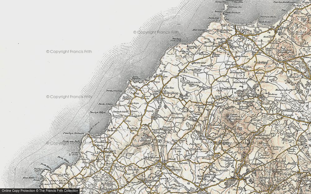 Old Map of Tudweiliog, 1903 in 1903