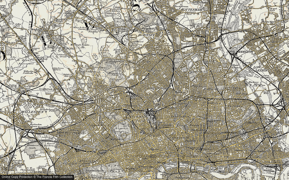 Old Map of Tufnell Park, 1897-1902 in 1897-1902