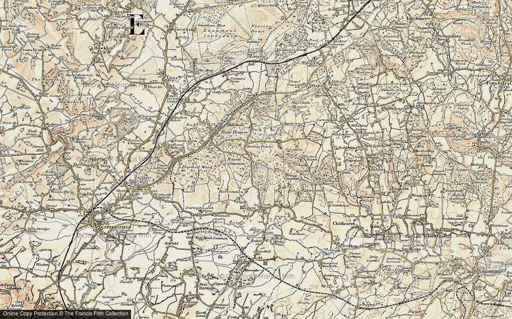 Old Map of Tullecombe, 1897-1900 in 1897-1900