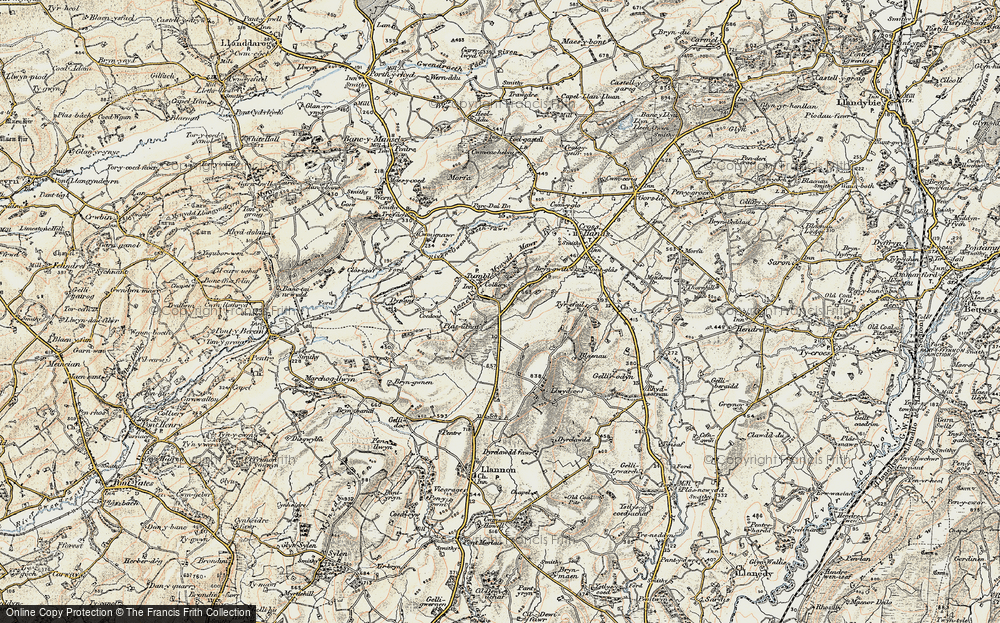 Old Map of Tumble, 1900-1901 in 1900-1901