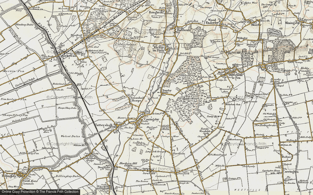 Old Map of Tumby, 1902-1903 in 1902-1903