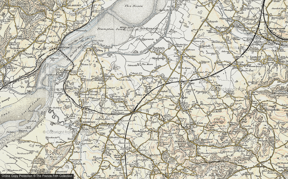 Old Map of Tumpy Green, 1898-1900 in 1898-1900