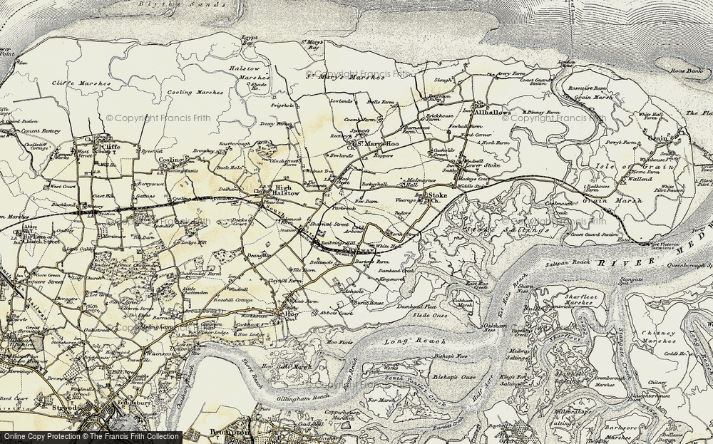 Old Map of Tunbridge Hill, 1897-1898 in 1897-1898