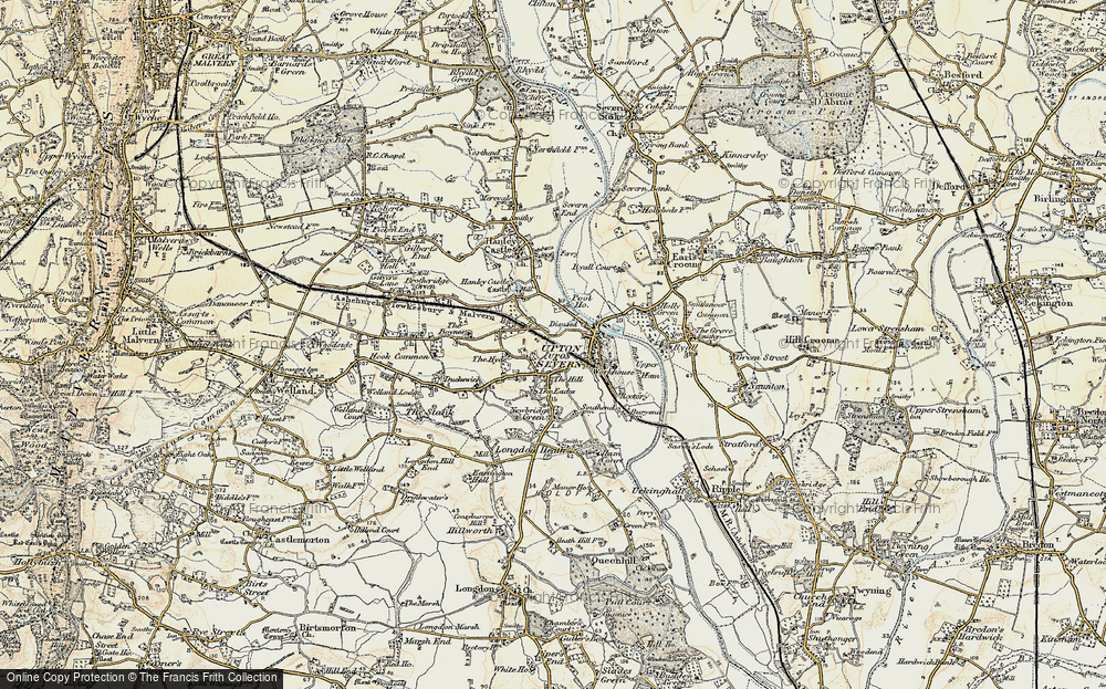 Old Map of Tunnel Hill, 1899-1901 in 1899-1901