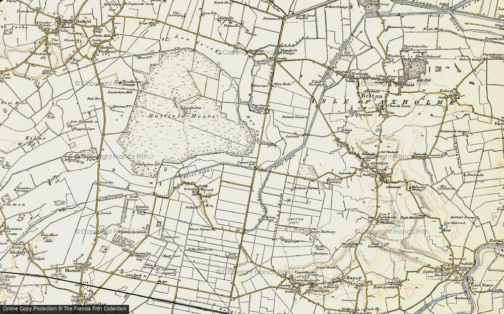 Old Map of Tunnel Pits, 1903 in 1903