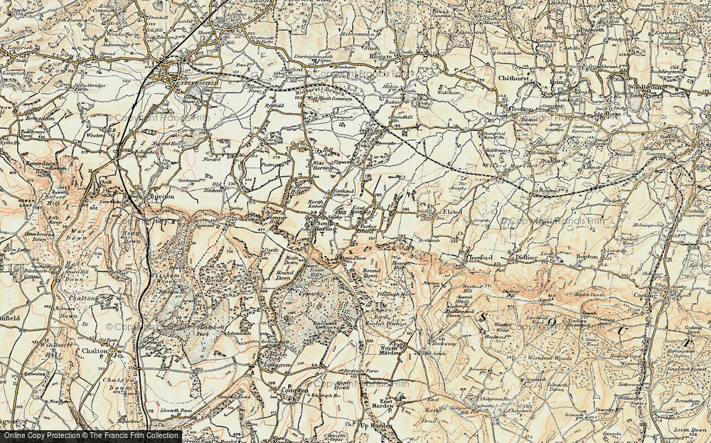 Old Map of Turkey Island, 1897-1900 in 1897-1900