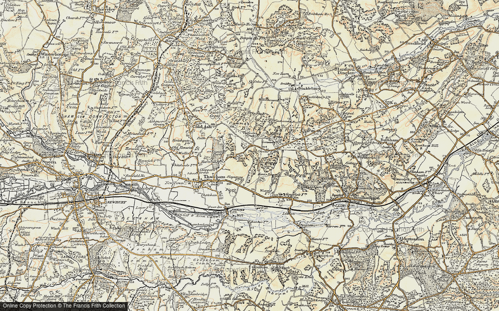 Old Map of Turner's Green, 1897-1900 in 1897-1900