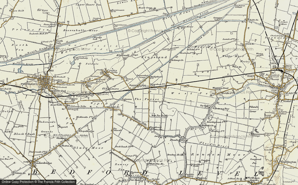 Old Map of Turves, 1901-1902 in 1901-1902