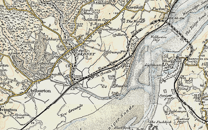 Old map of Black Rock in 1899-1900