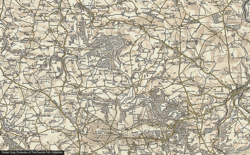 Old Map of Tutwell, 1899-1900 in 1899-1900