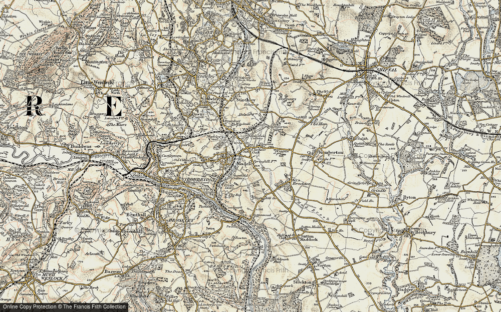 Old Map of Tweedale, 1902 in 1902