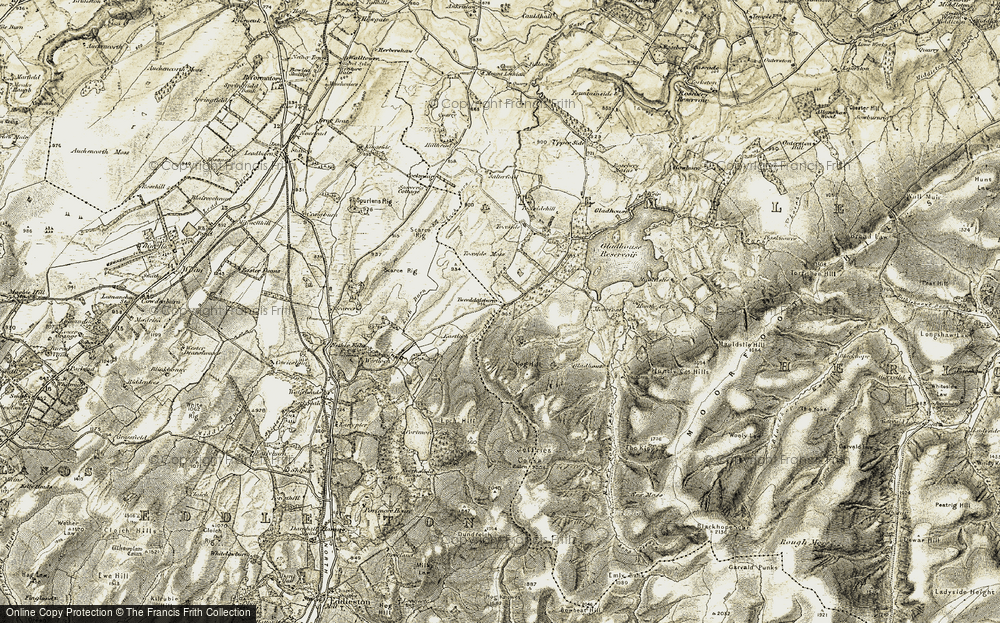 Old Map of Tweeddaleburn, 1903-1904 in 1903-1904