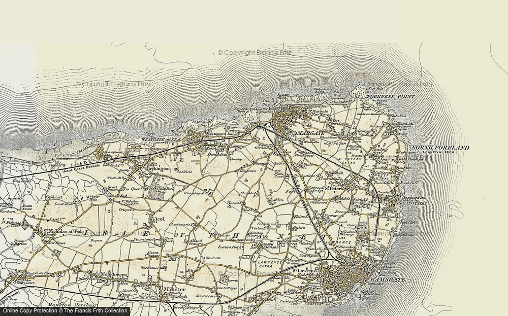 Old Map of Twenties, 1898-1899 in 1898-1899