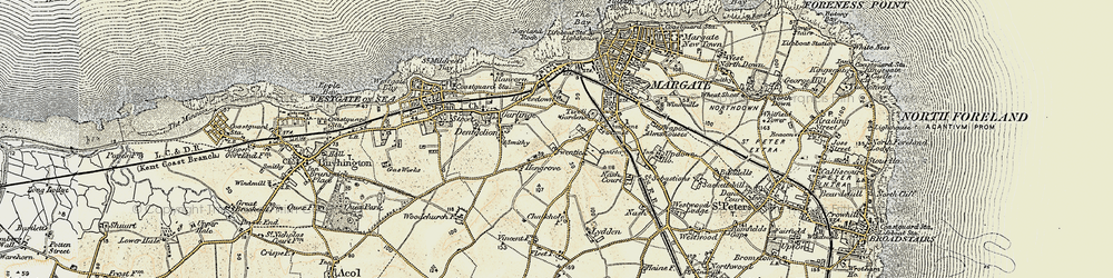Old map of Twenties in 1898-1899