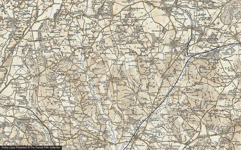 Old Map of Twist, 1898-1900 in 1898-1900