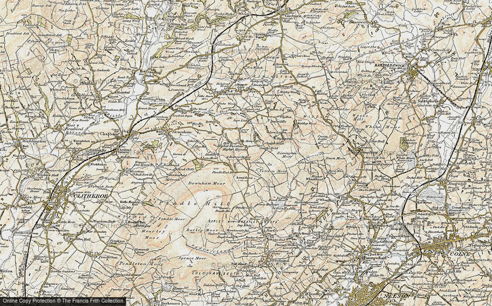 Old Map of Twiston, 1903-1904 in 1903-1904