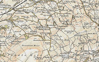 Old map of Twiston in 1903-1904
