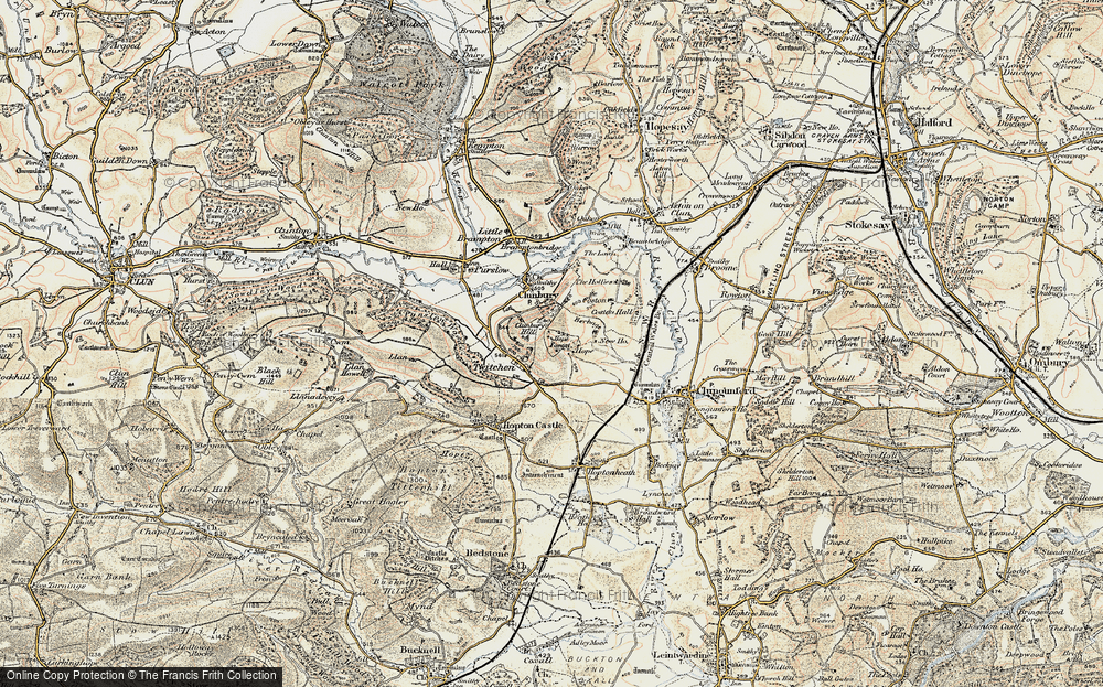Old Map of Twitchen, 1901-1903 in 1901-1903