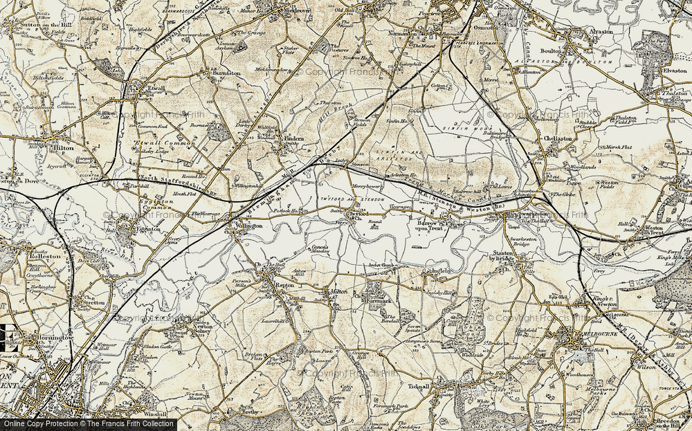 Old Map of Twyford, 1902-1903 in 1902-1903