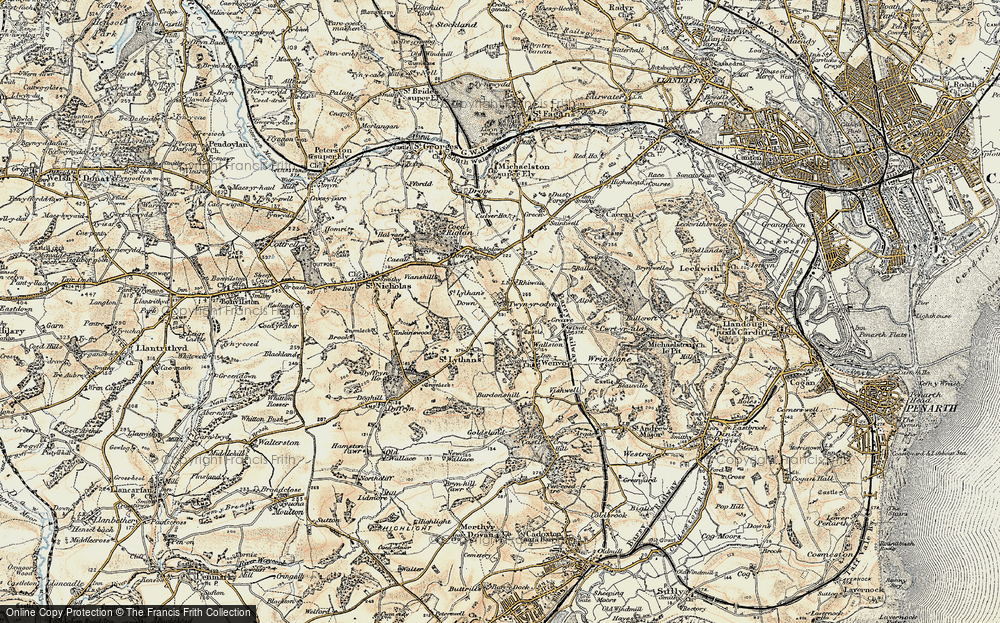 Old Map of Twyn-yr-odyn, 1899-1900 in 1899-1900