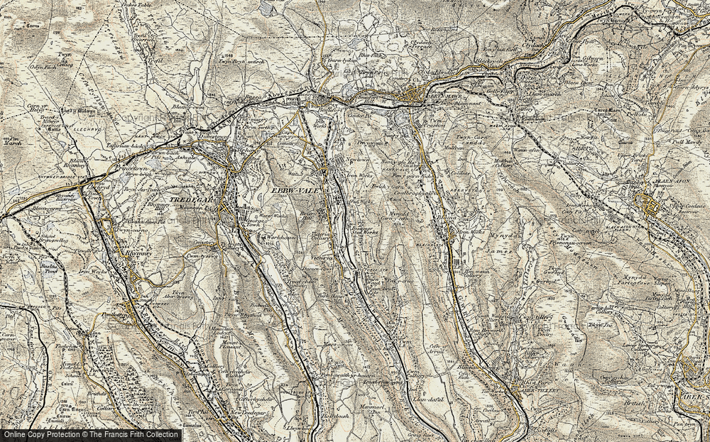 Old Map of Ty Llwyn, 1899-1900 in 1899-1900