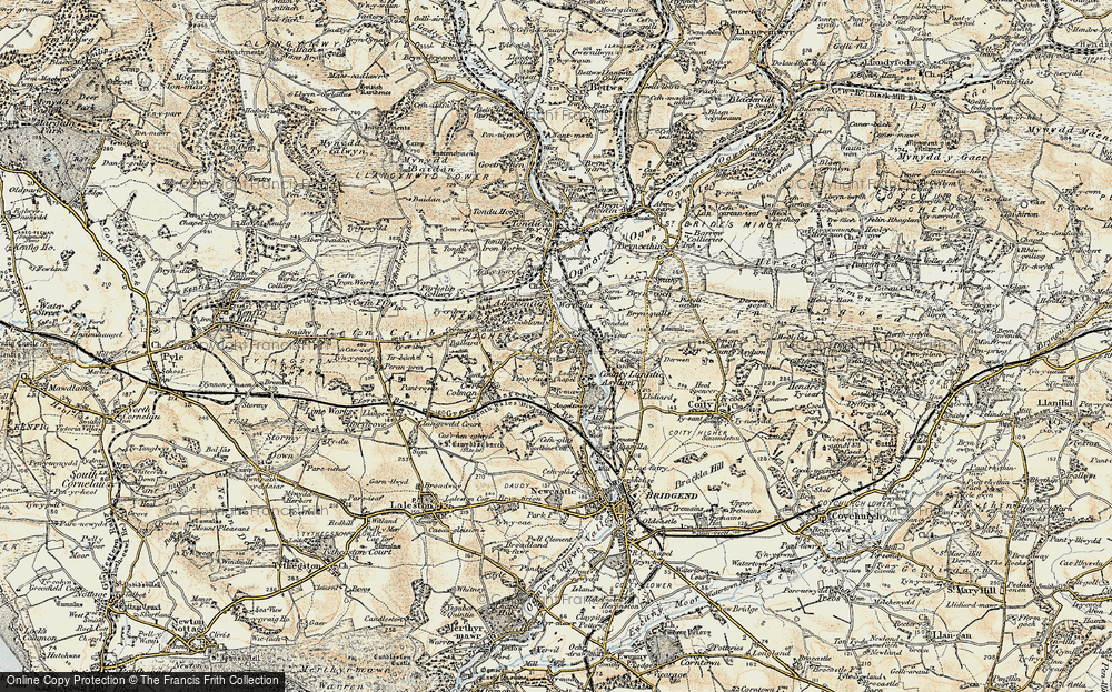 Old Map of Ty'n-y-garn, 1900 in 1900