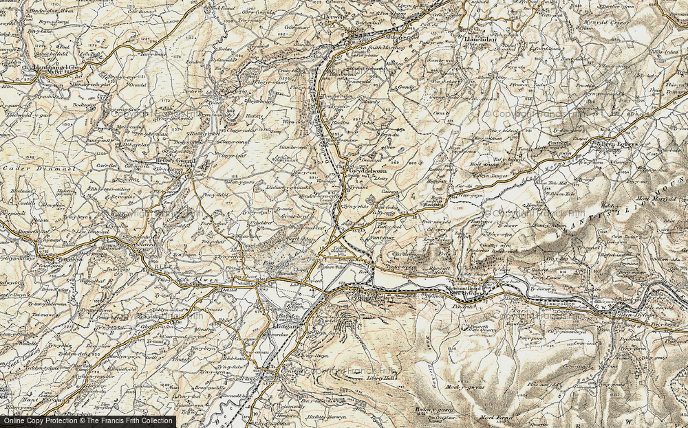 Old Map of Tyddyn Angharad, 1902-1903 in 1902-1903