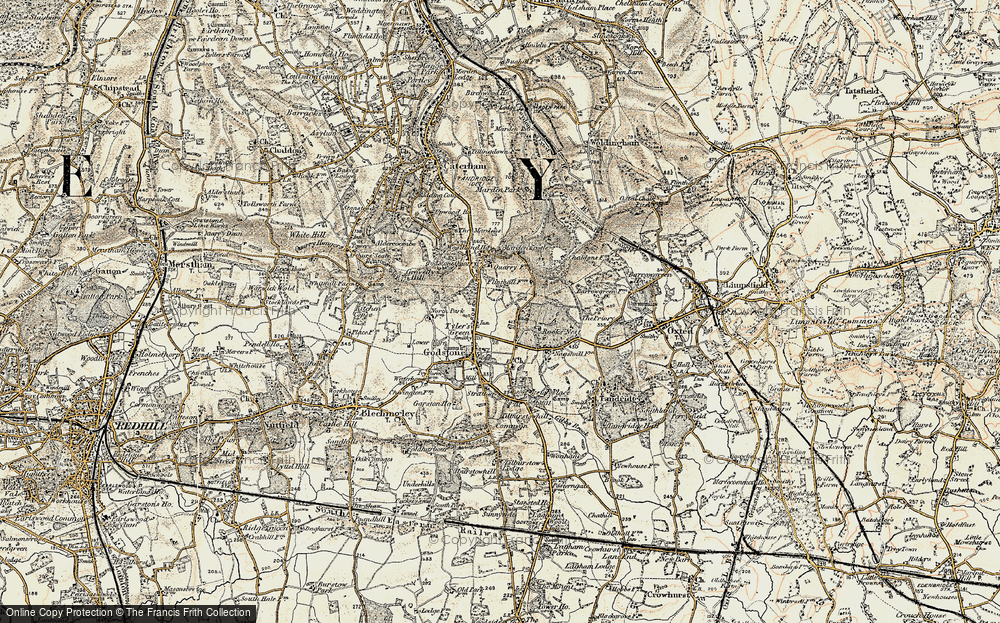Old Map of Tyler's Green, 1898-1902 in 1898-1902