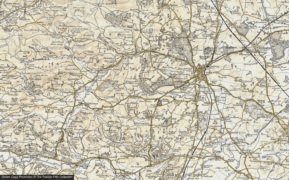 Old Map of Tyn-y-coed, 1902-1903 in 1902-1903
