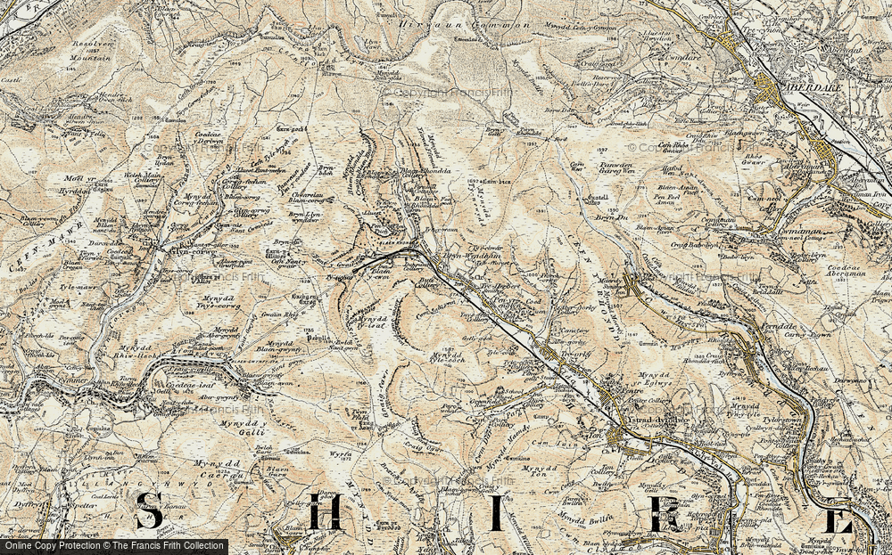 Old Map of Tynewydd, 1899-1900 in 1899-1900