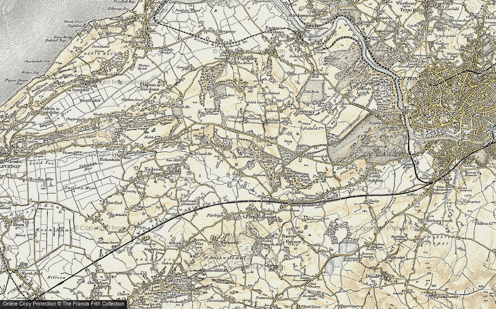 Old Map of Tyntesfield, 1899 in 1899
